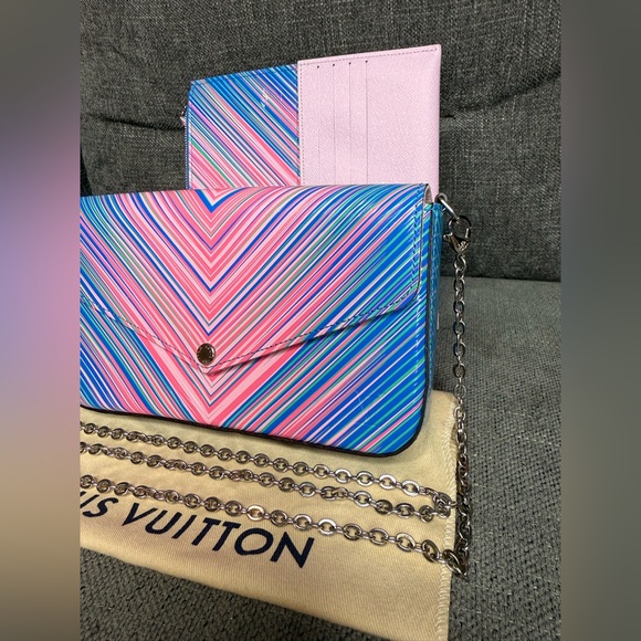 Louis Vuitton pochette Felicie Tropical epi leather FULL SET limited edition - Picture 4 of 15